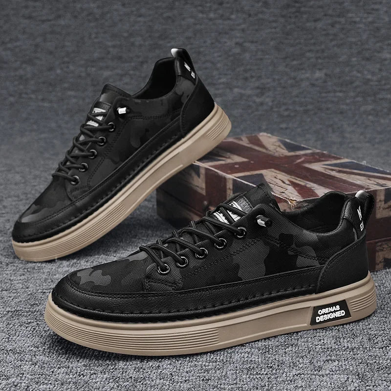 JAMES – GRANT LEATHER SNEAKER