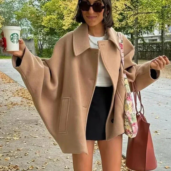 Elowen 0 Oversized Long Faux Wool Coat