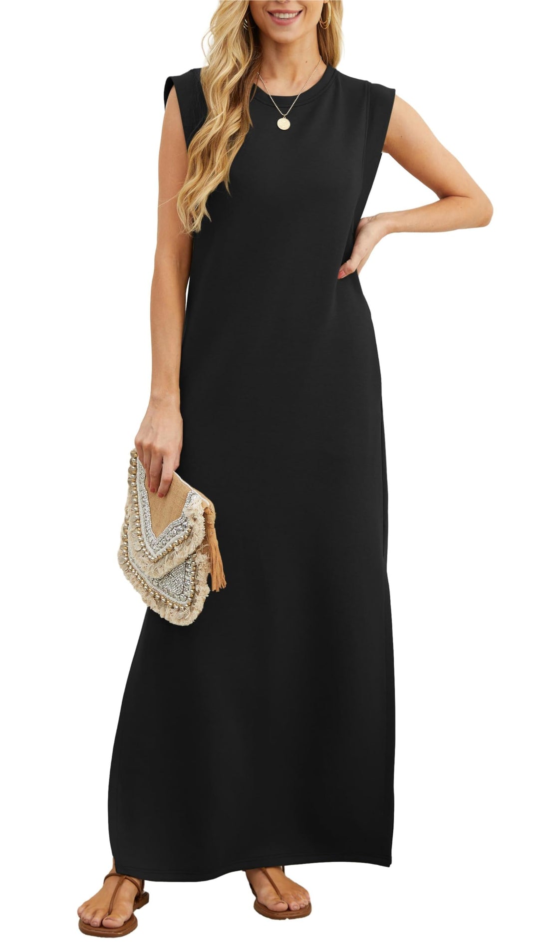 ZALINDRA – FLOWY MAXI SUMMER DRESS FOR SUNNY DAYS