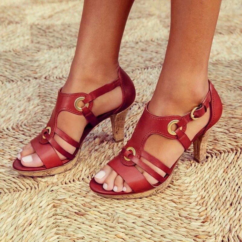 ZEYTHANA – ELEGANT HEEL SANDALS WITH SOFT COMFORTABLE FIT