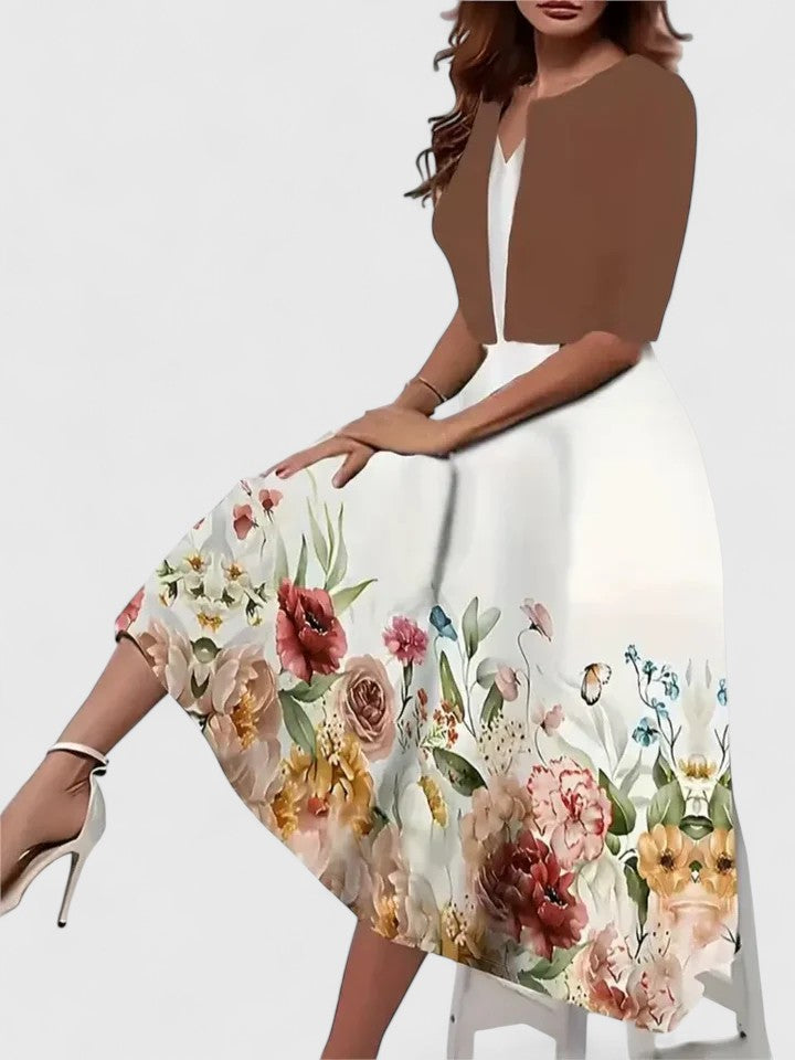 CHANTAL – ELEGANT MIDI DRESS