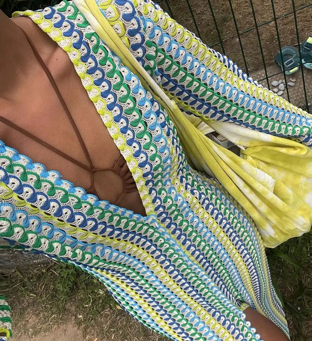 Sohpie - Crochet Maxi Dress