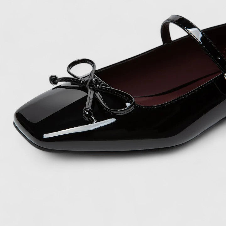 ELENAVELLE – ORTHOPEDIC SQUARE TOE BALLET FLATS