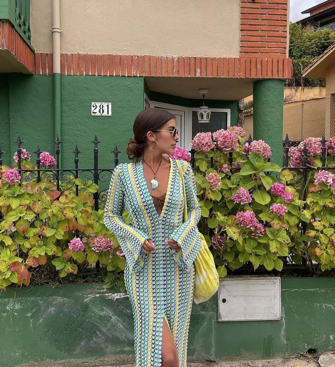 Sohpie - Crochet Maxi Dress