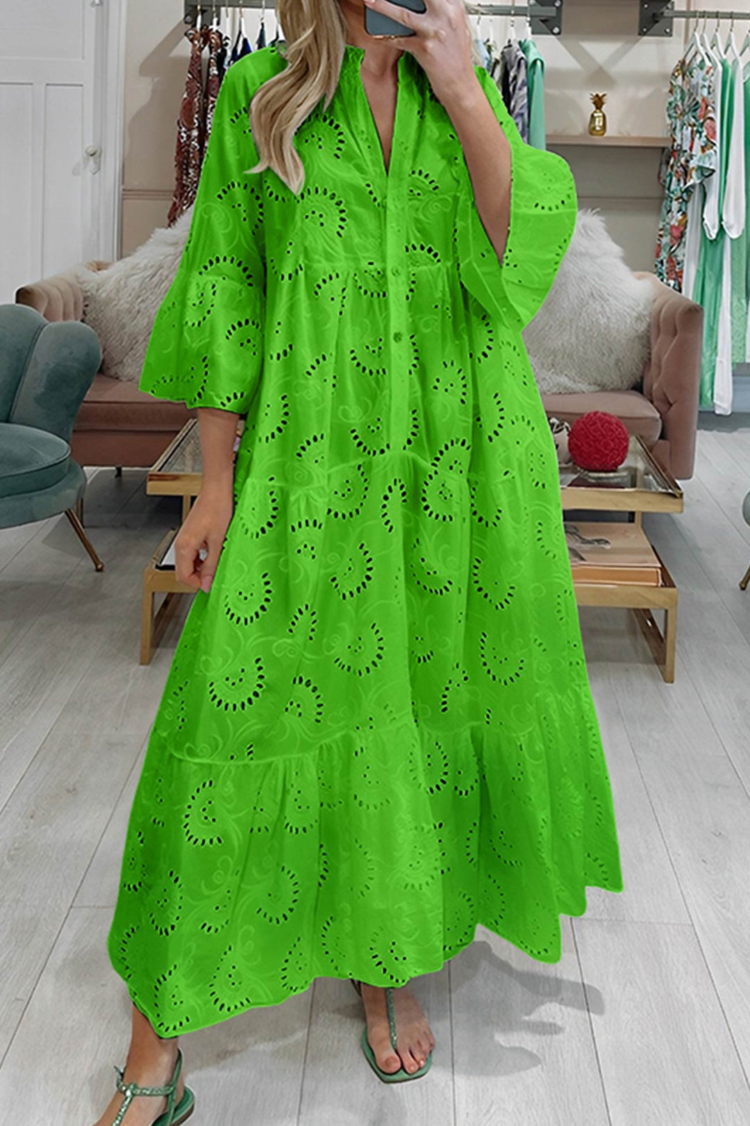 AZELITH – LACE MAXI DRESS
