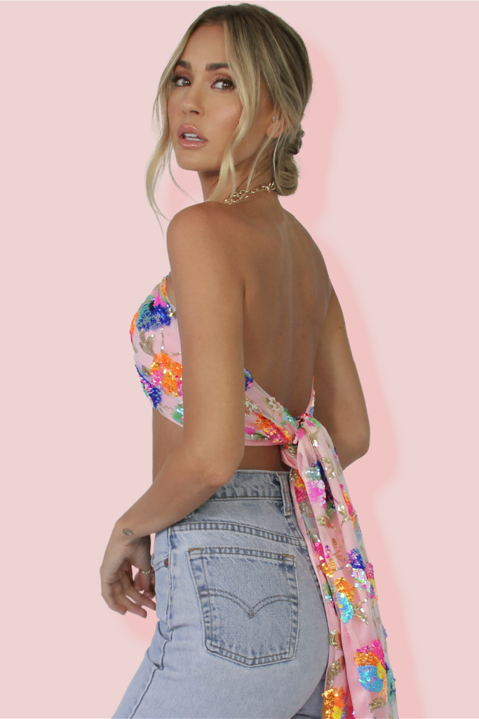 Rosie - Dazzling Wrap Top