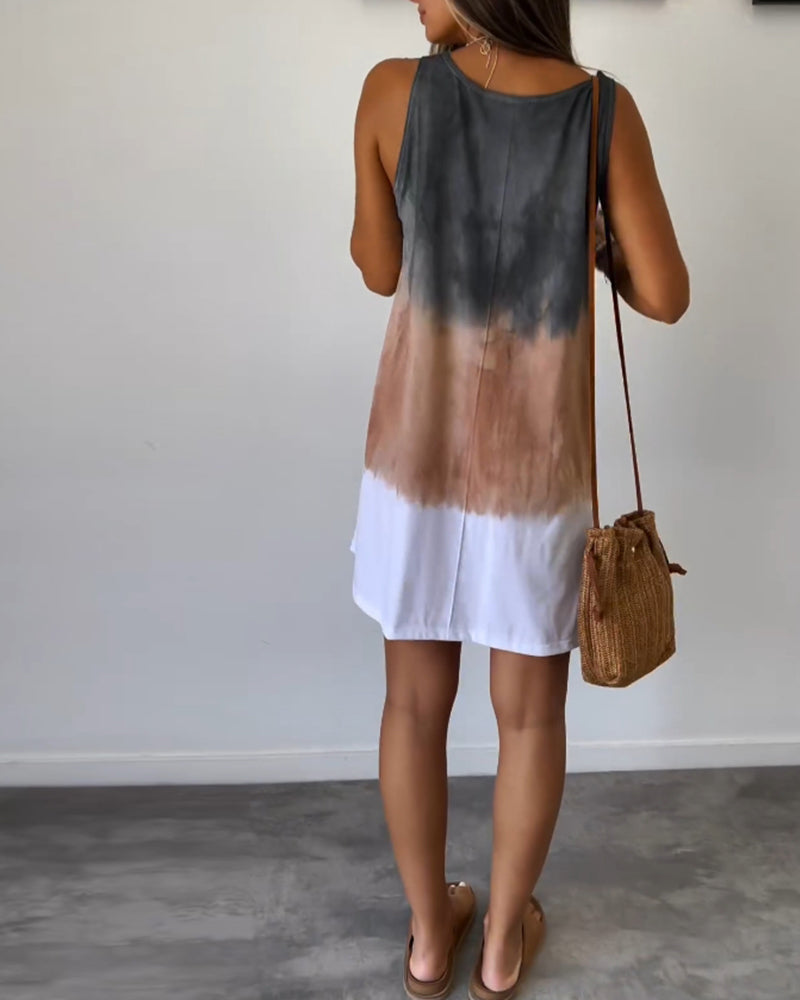 LYRA – CASUAL GRADIENT DRESS