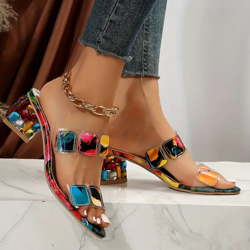 SELENE – DOUBLE STRAP SANDALS
