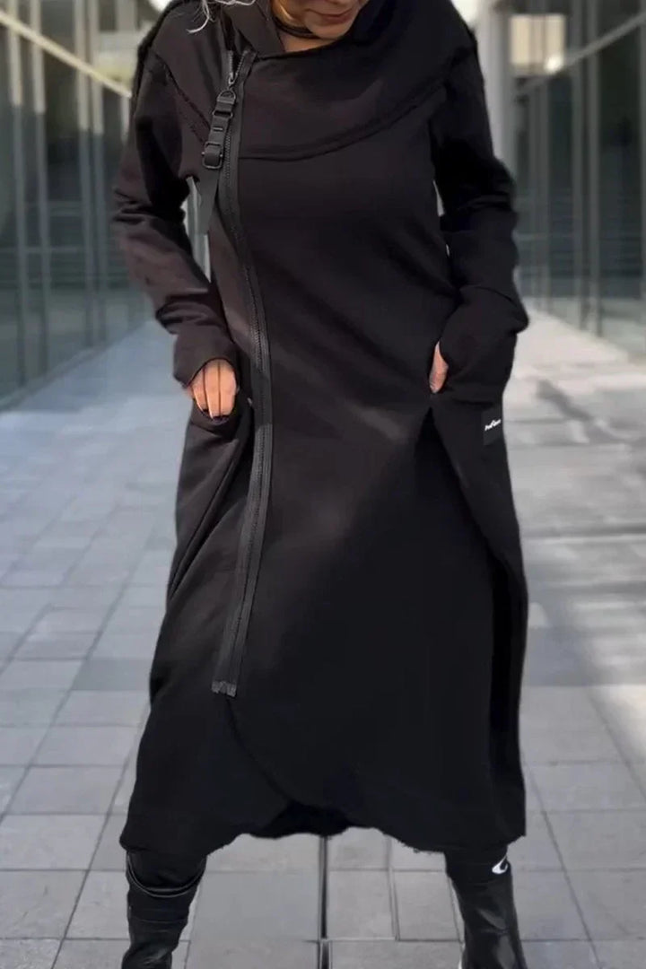 ARISELITH – LONG ZIP-UP HOODIE