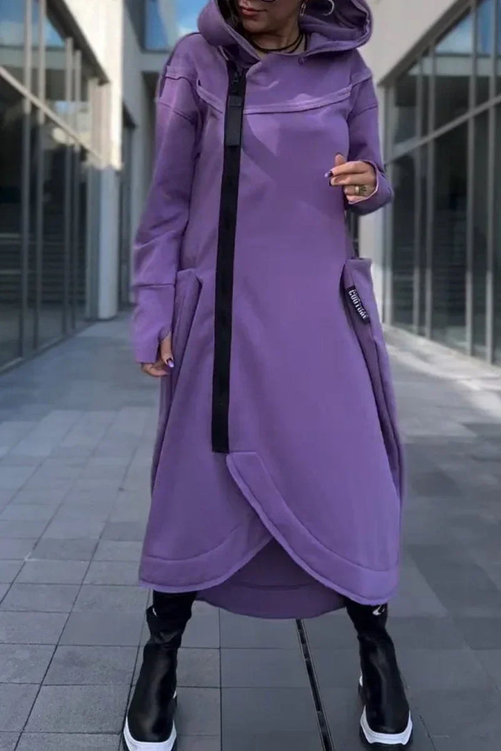 ARISELITH – LONG ZIP-UP HOODIE