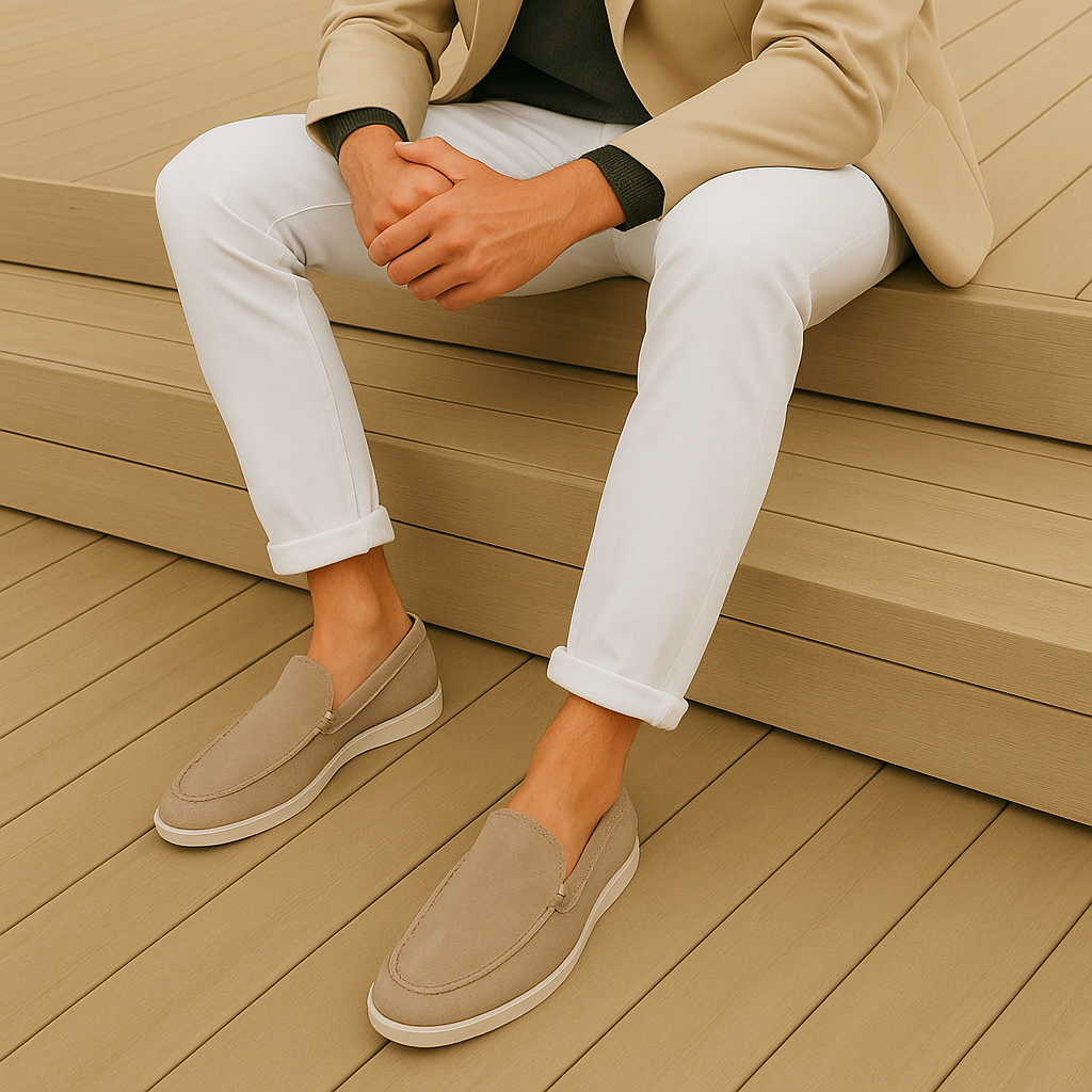 GIVALLI – ELEGANT SUEDE LOAFERS