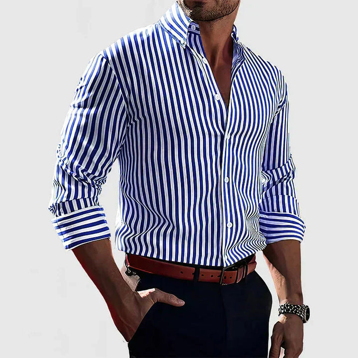 MELKER – STRIPED MEN’S SHIRT
