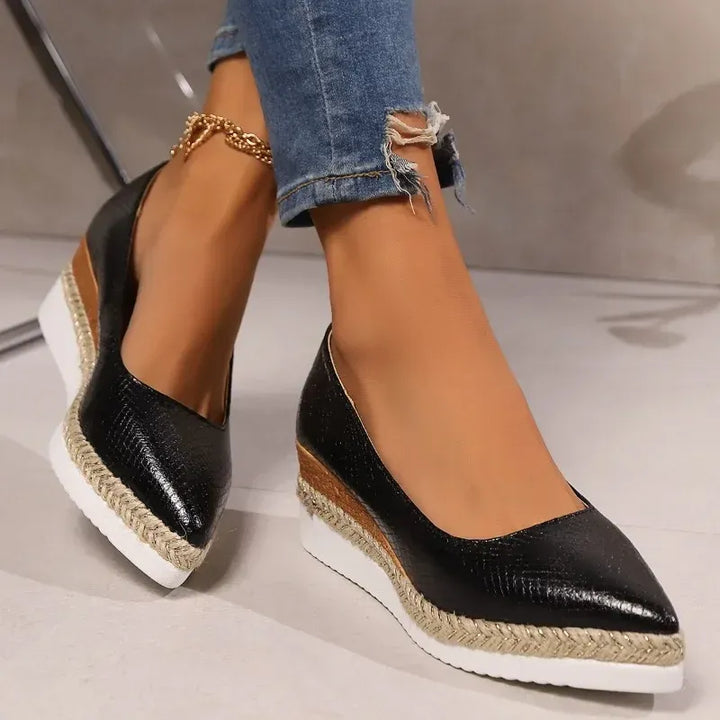 CAELYNTHIA – TOE ORTHOPEDIC WEDGE HEELS