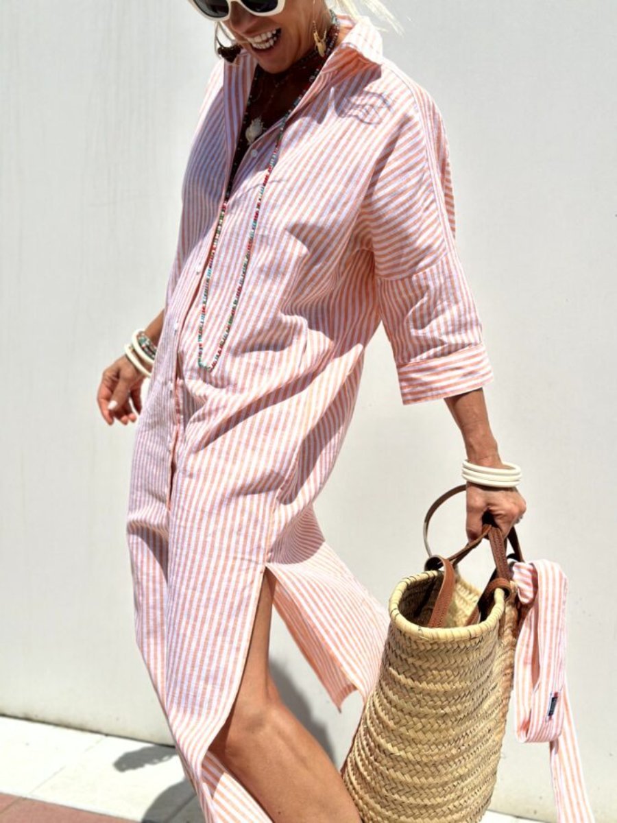 INES – ELEGANT STRIPED SHIRT