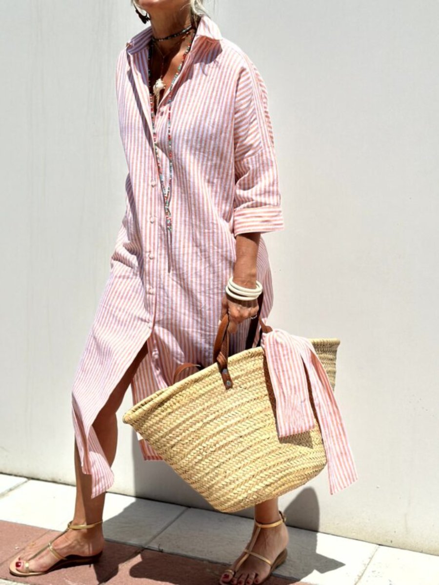 INES – ELEGANT STRIPED SHIRT