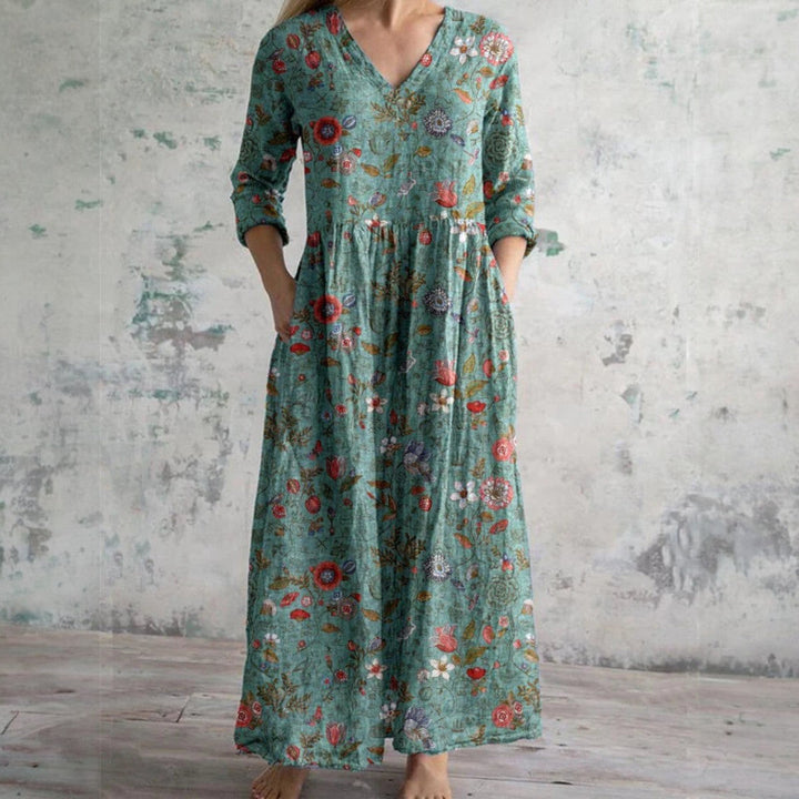 Mavis – Erica Elegant Floral Dress