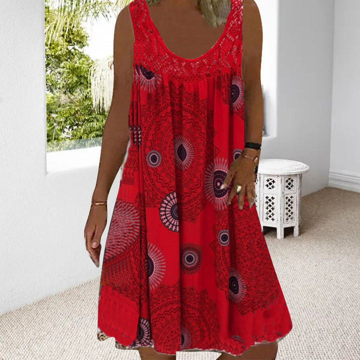 ZIRELLIA – SUMMER O-NECK DRESS
