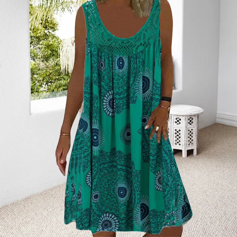 ZIRELLIA – SUMMER O-NECK DRESS