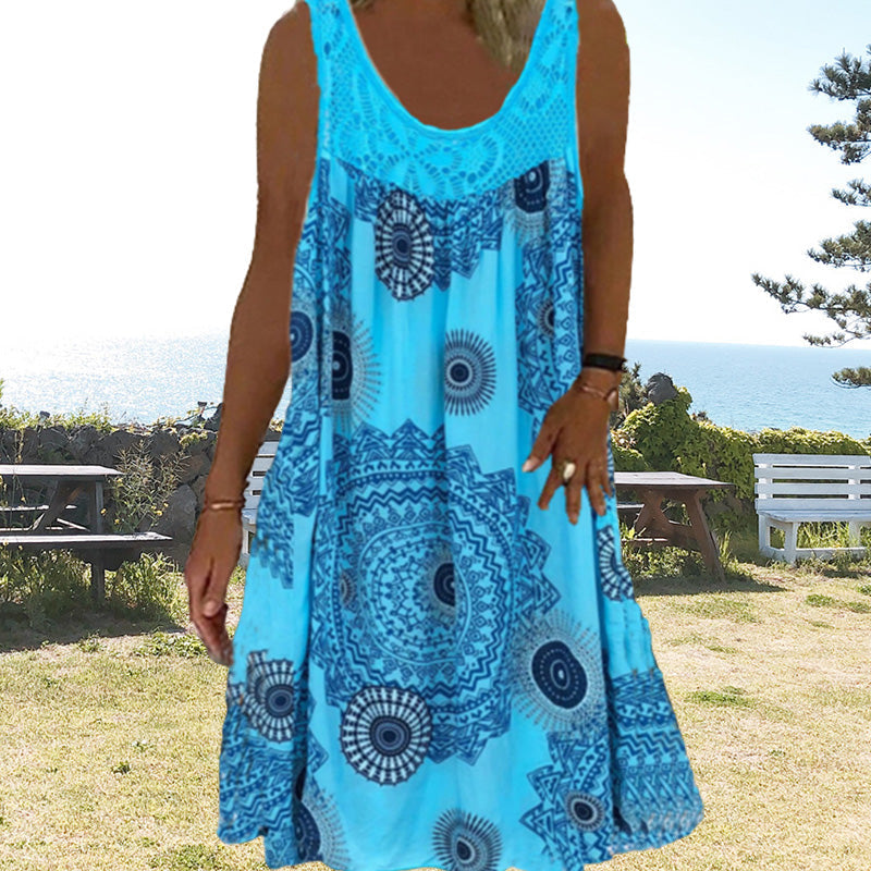 ZIRELLIA – SUMMER O-NECK DRESS