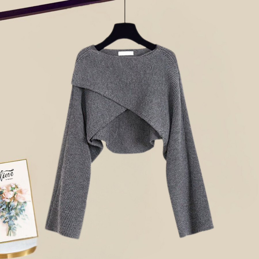 ELANTHA – ELEGANT KNITTED DRESS SET